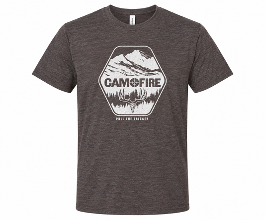 camofire brown tee shirt