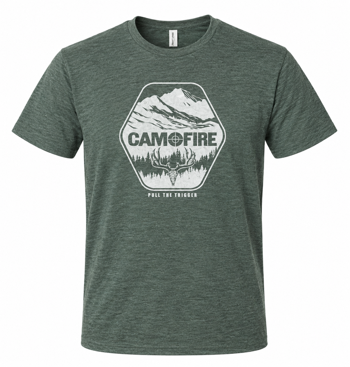green camofire tee shirt