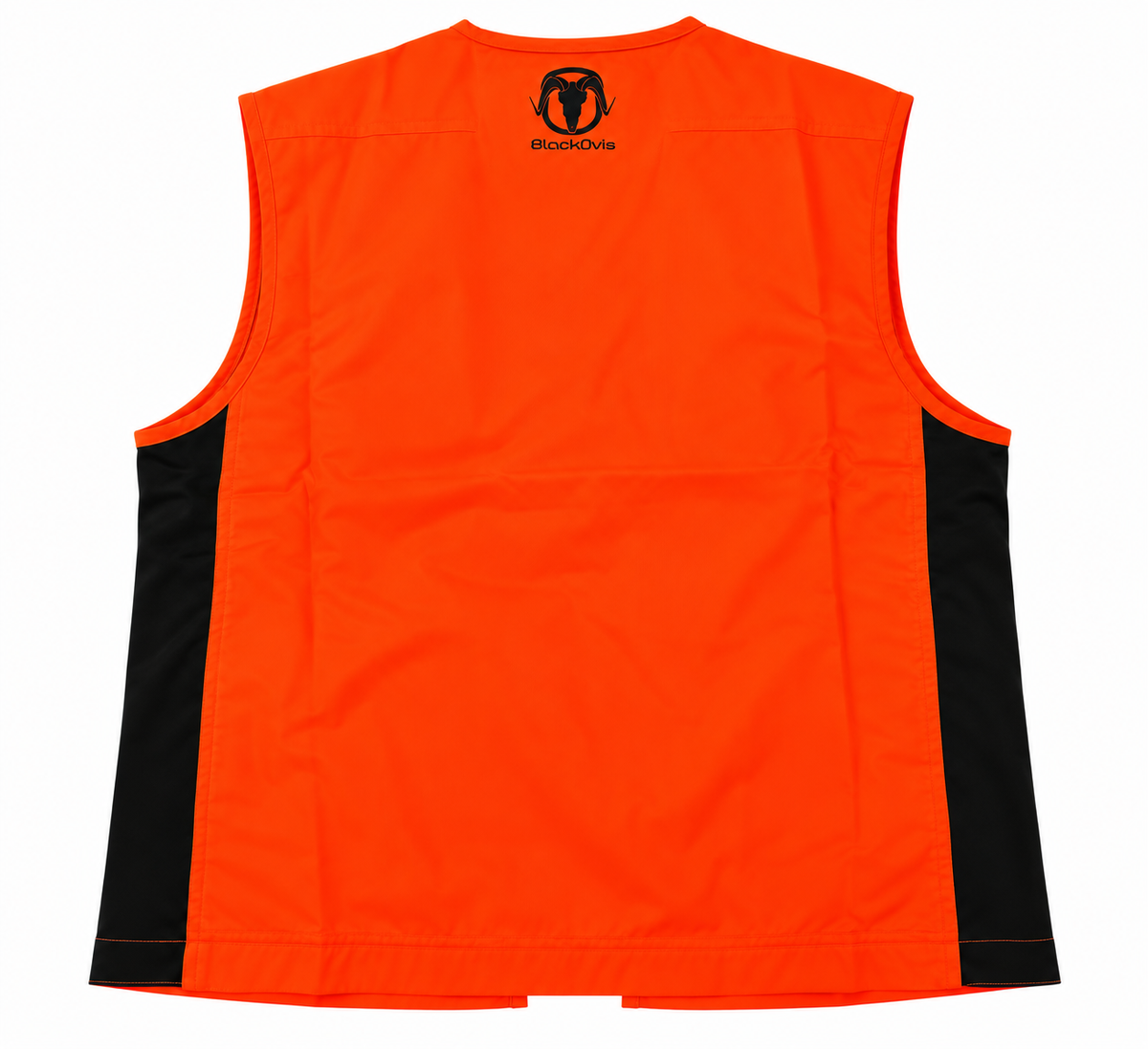 blaze orange hunting vest back
