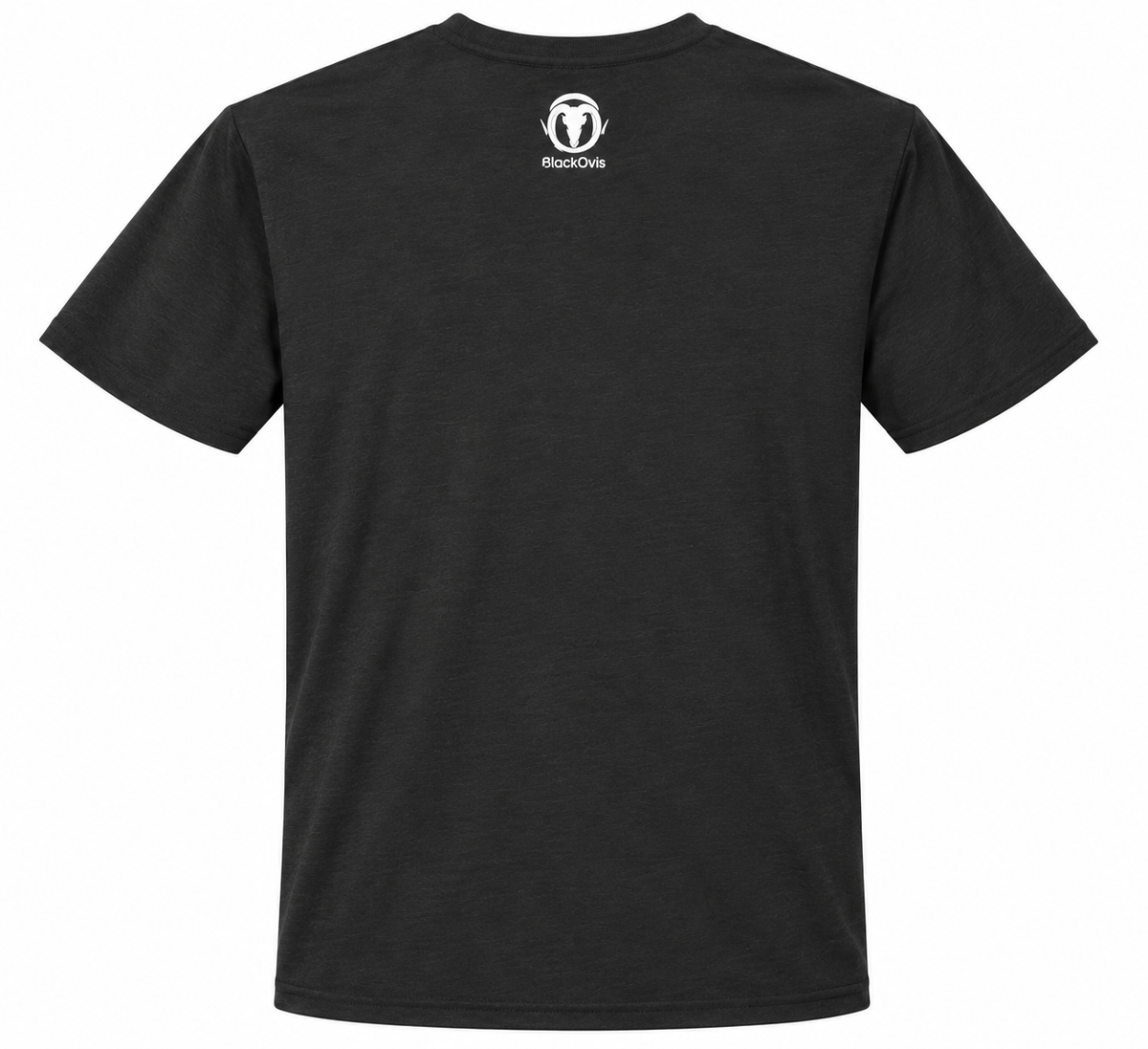 back of blackovis tee shirt