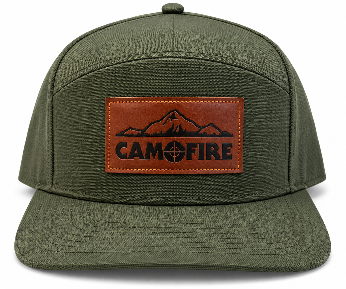 Camofire Wasatch Leather Patch Hat