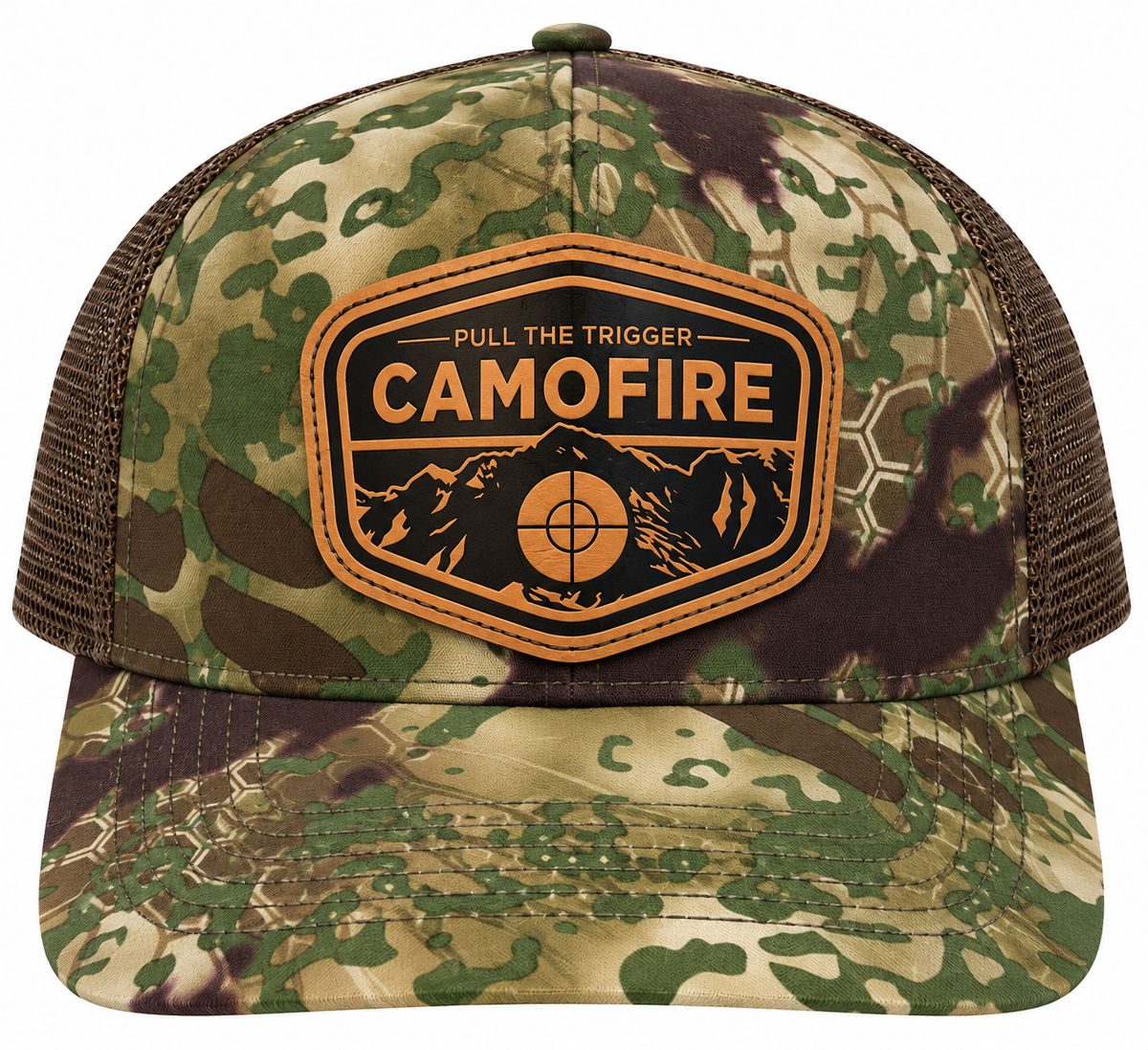 Camofire x Kryptek Guardsman Leather Patch Hat