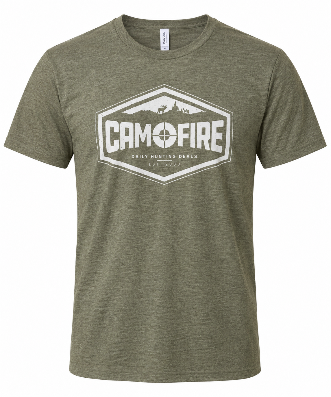 camofire tee shirt olive