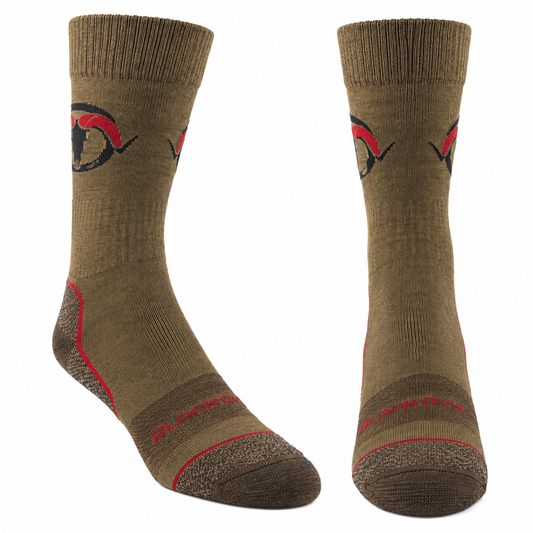 BlackOvis Shred Lightweight Crew Sock - Coyote