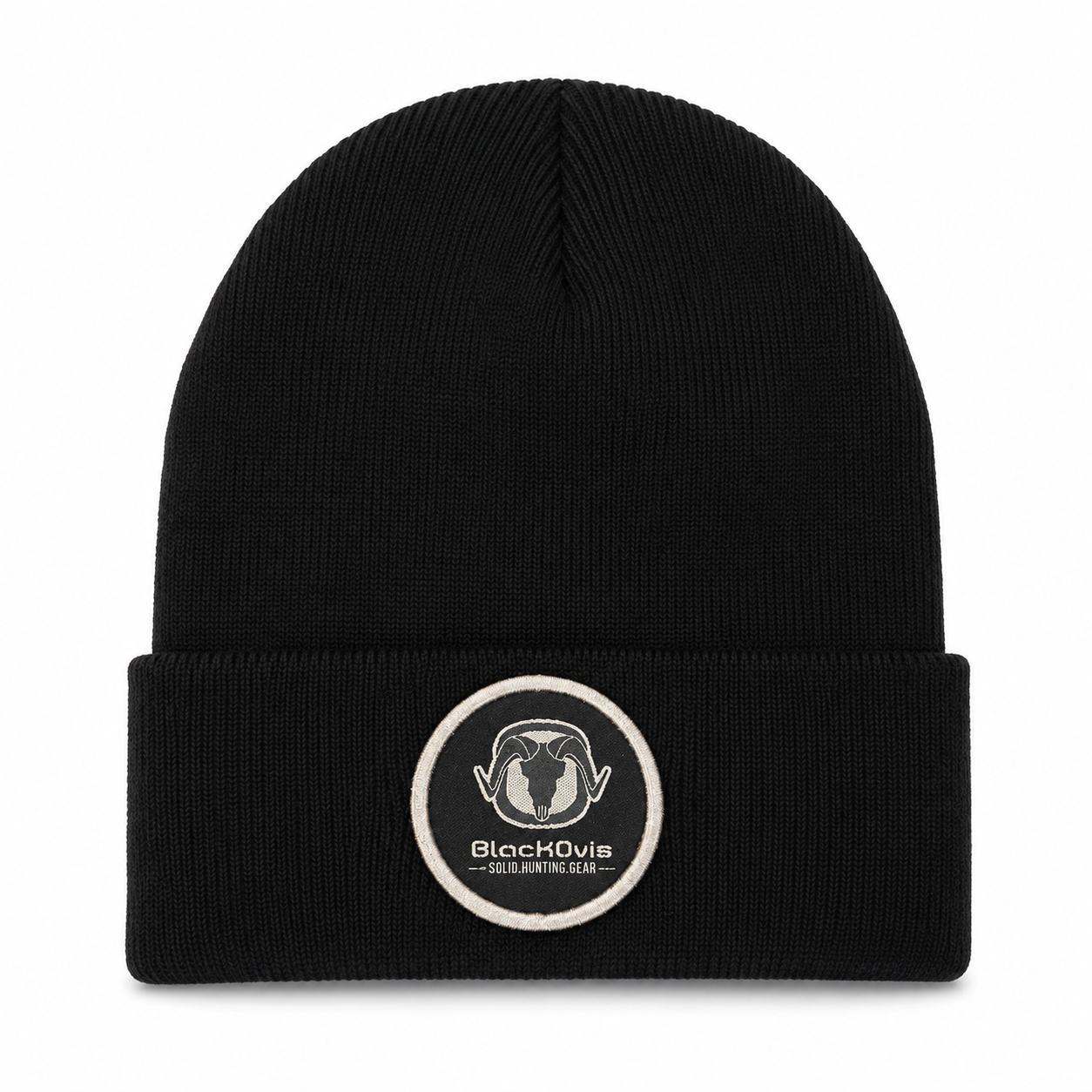 BlackOvis Badge Hunting Knit Beanie