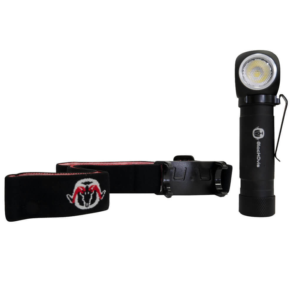 BlackOvis Hades 1000 Lumen Removable and Rechargeable Headlamp - One Size