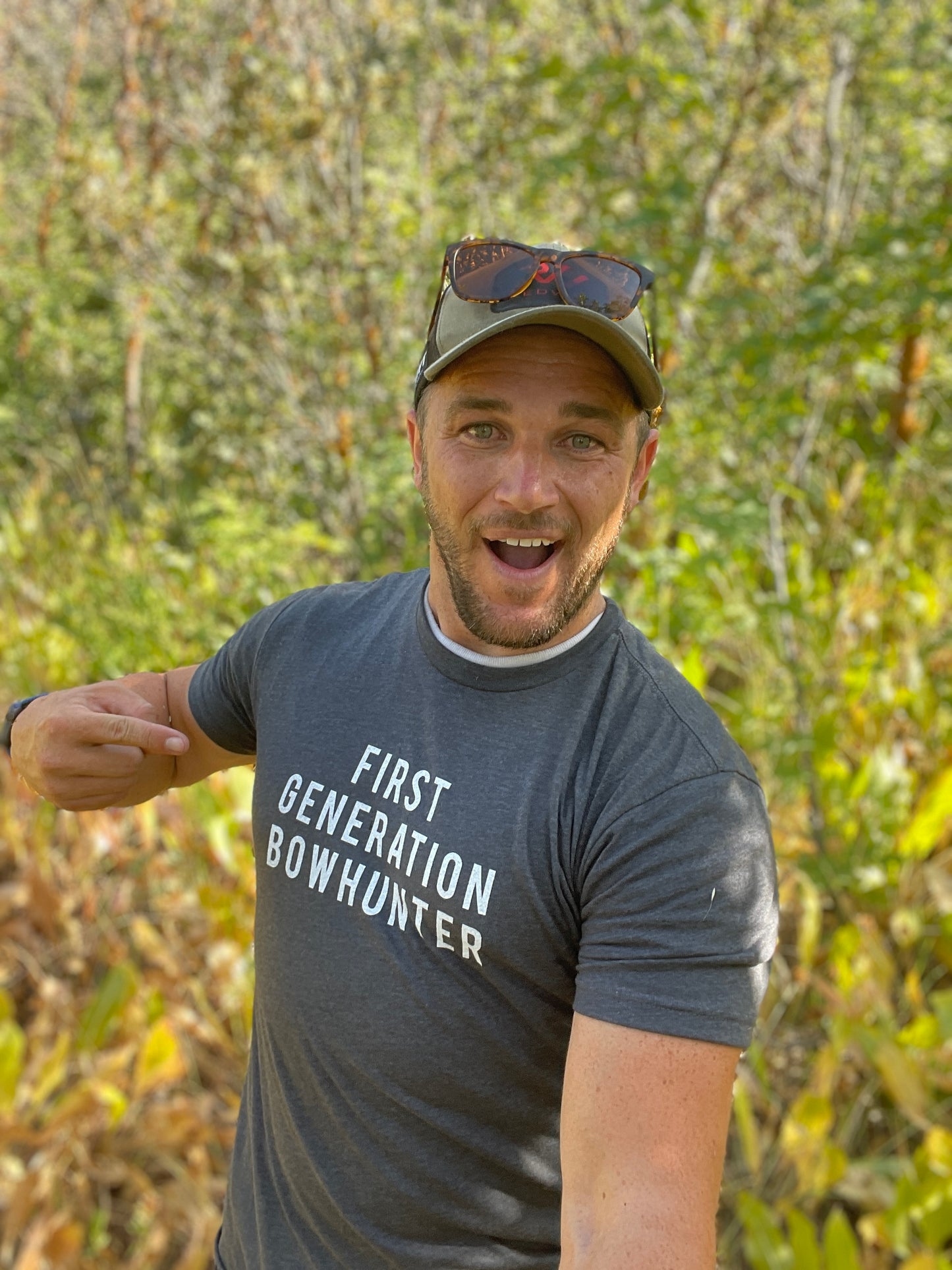 gray first generation t-shirt